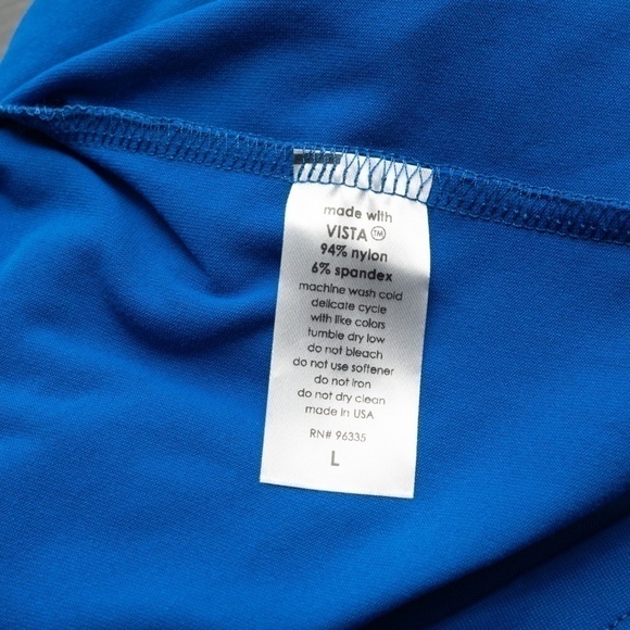 Susana Monaco Gathered V-Neck Stretch Romper | Sapphire Blue | L | NWT - Picture 12 of 12